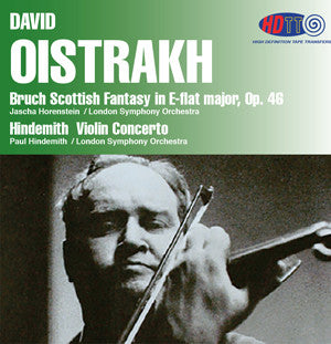 Bruch Scottish Fantasy - Hindemith Violin Concerto - David Oistrakh, v