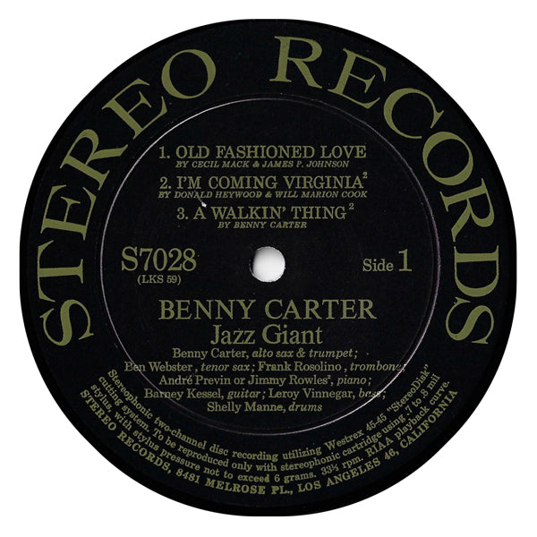 Benny Carter - Jazz Giant